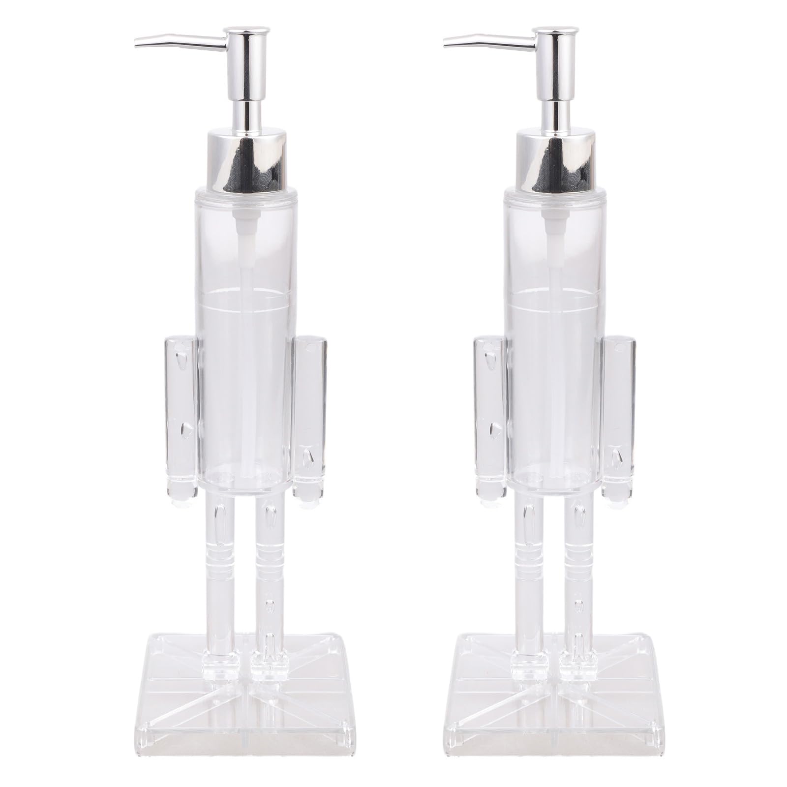 carotoe Christmas Nutcrackers Soap Dispenser with Clear Bottle Liquid Soap Container Bottle Bathroom Accessories Nutcrackers Dispenser