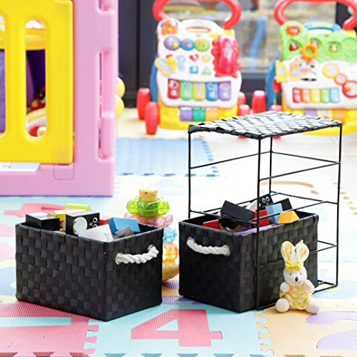 Rangement de bureau compact 2 tiroirs noir pour organiser vos petits espaces - 3