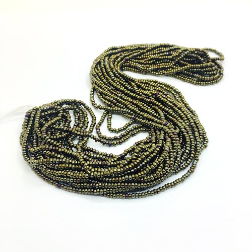 Perlin Seed Beads Native American Seed Beads Pony Beads Preciosa Ornela Czech 2 mm Pack of 9000 Bronze Metallic Round - Image 2