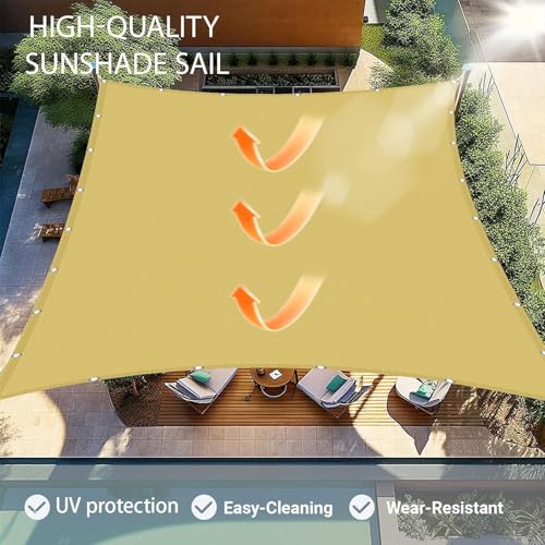 Voile d'ombrage de qualité supérieure 1.2x4m gris clair - 6