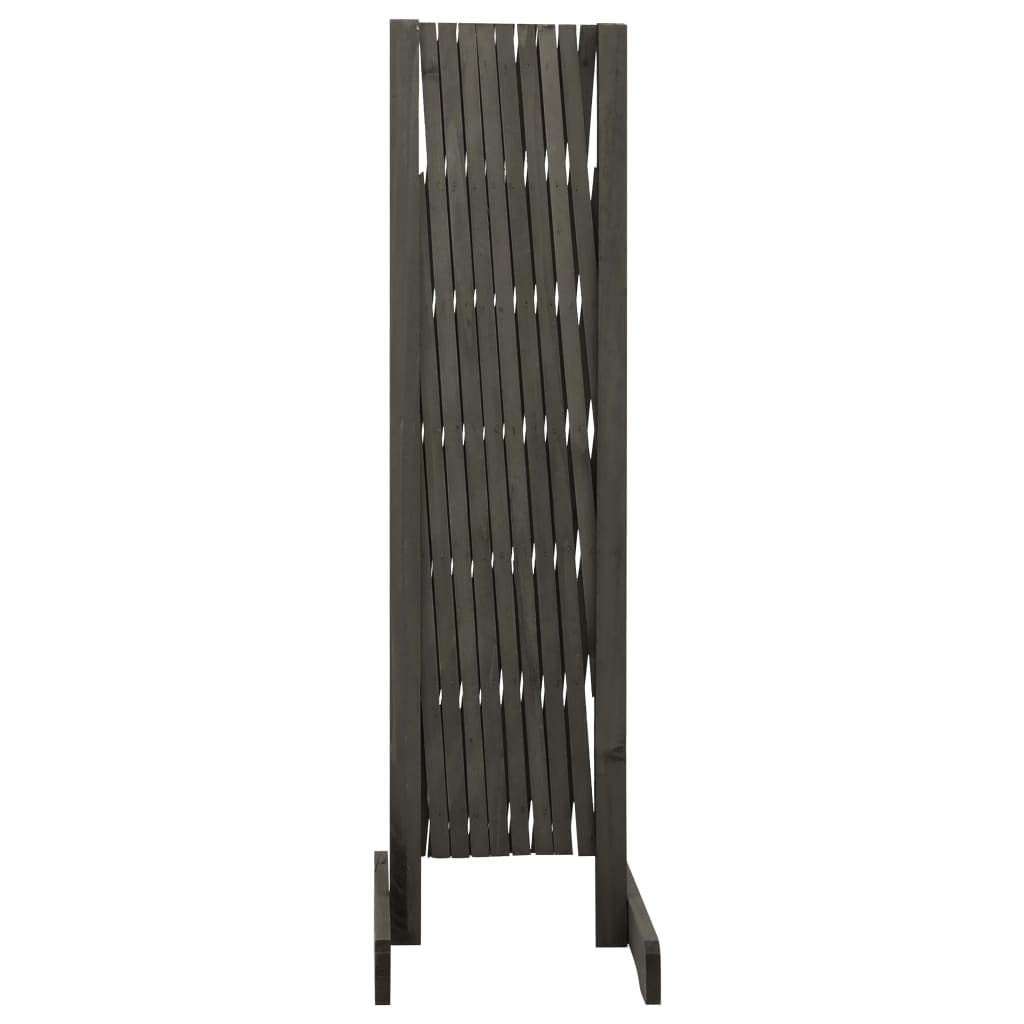 Traliccio Estensibile in Legno Massello Grigio 180x100 cm