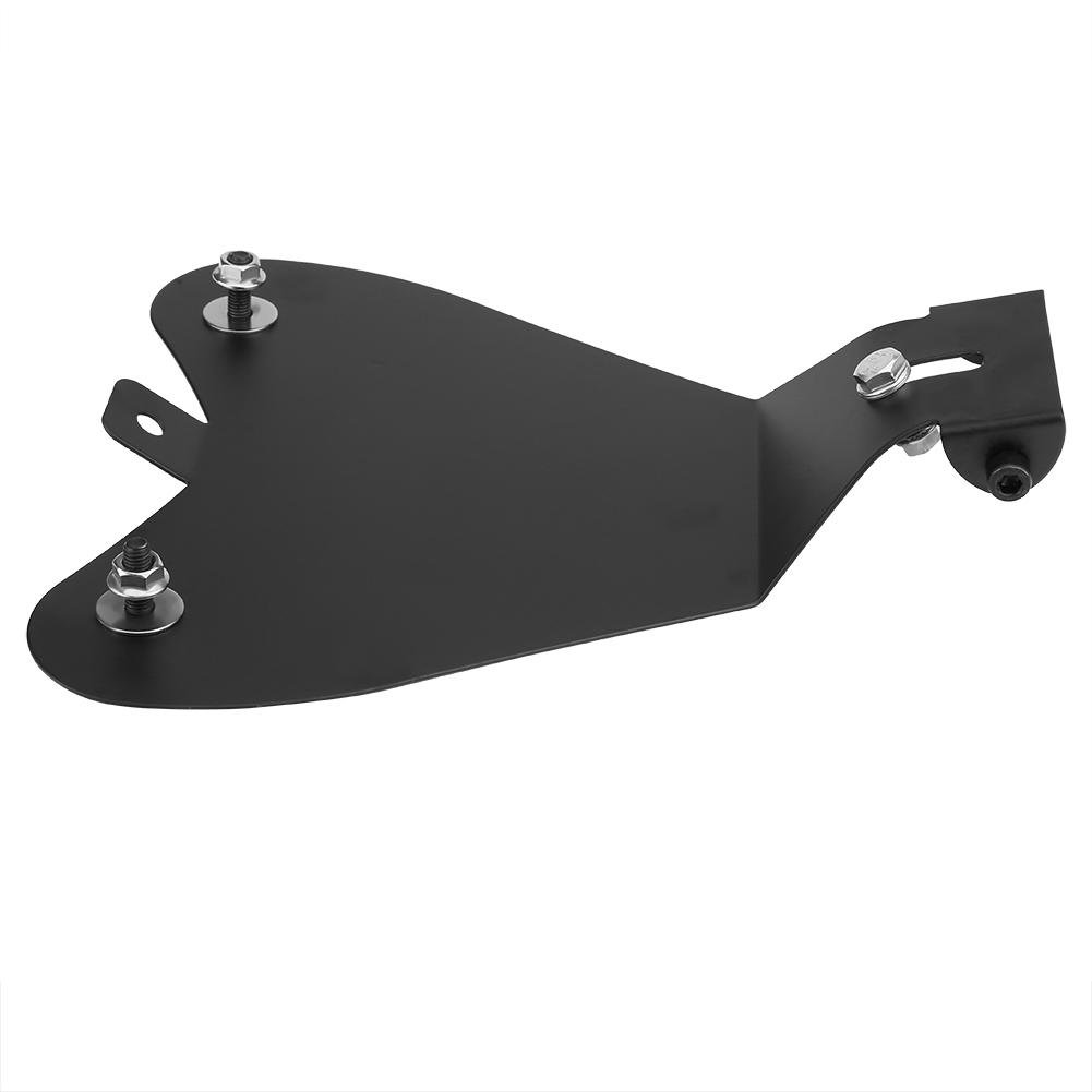 Placa base para asiento individual para motocicleta