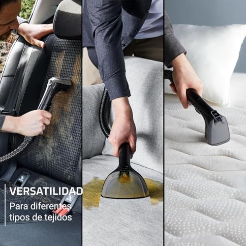Miniatura 5 de Rowenta Clean It Compact, Aspiradora tapicerías 400W, 3 Acc, Hasta 11,5 Kpa | Limpieza rápida de derrames y manchas, Potente succión, Portátil, Compacto, Ideal para suciedad de mascotas, IN3011