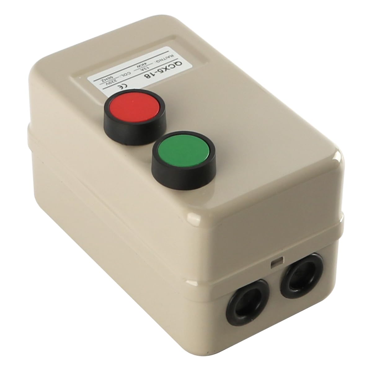 Démarreur magnétique Démarreur de Moteur magnétique Protecteur de Moteur 220/240v 4kw Moteur monophasé Type de Bouton Avant Convient pour compresseur d'air avec Type d'interrupteur à Bascule