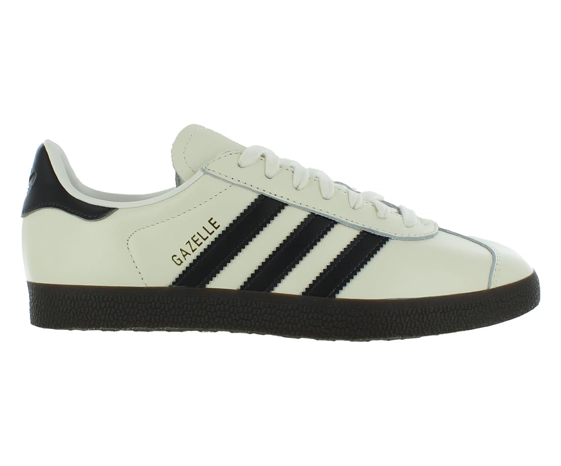 Adidas Gazelle Mens Shoes Size 7, Color: Cream/Brown/Black-White