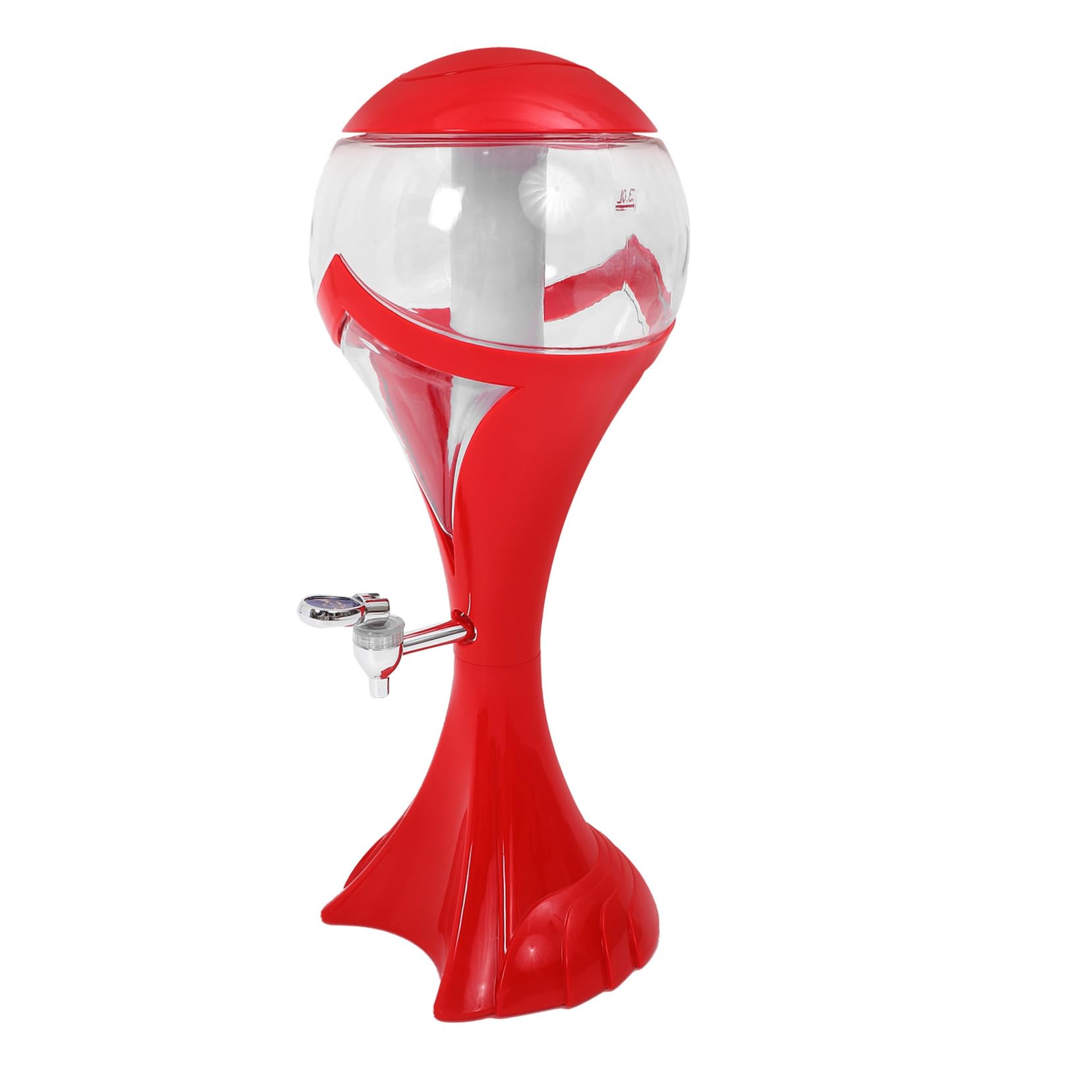 Distributeur de Boissons Lumineux 3,0l de Glaçon Robinet, Plastique Résistant, Refroidisseur Intégré, pour Fêtes et Bar à Domicile, Usage Extérieur et Intérieur