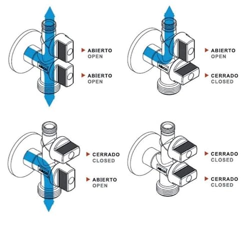 Arco Combi Mac 1/2-3/8-34 Armatur, 2 Anschlüsse, Grau