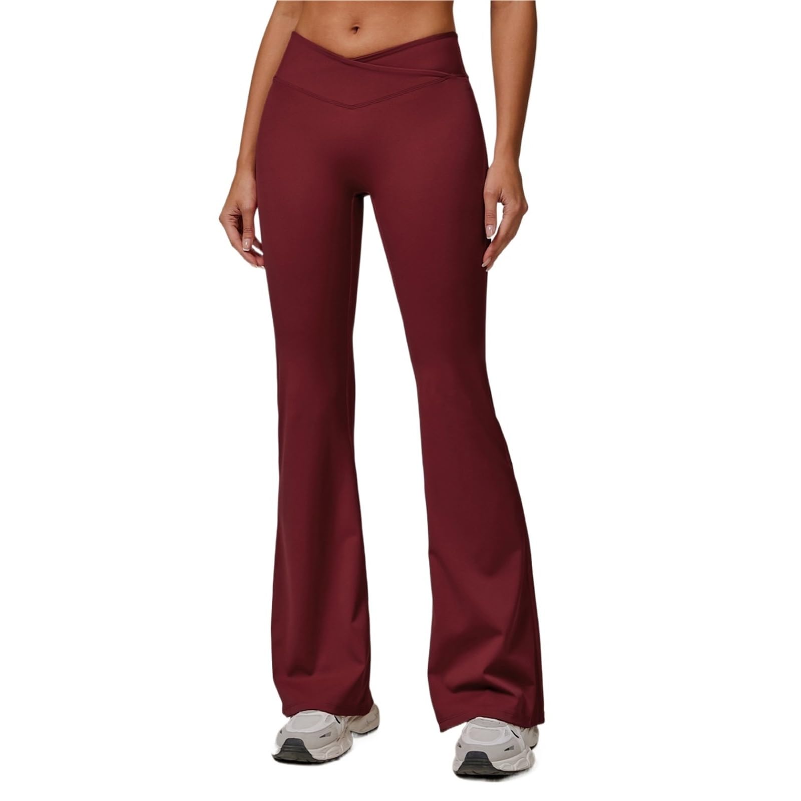 Pantalones de yoga acampanados, leggings deportivos for mujer, cintura alta, pierna ancha, push up, mallas for entrenamiento físico, ropa de gimnasio Para Yoga y Tiempo Libre