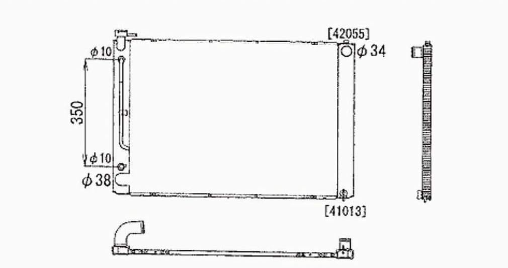 KarParts360 For Lexus RX330 Radiator 2004 2005 2006 | Vehicle Trim: 3.3L V6 3300cc 202 CID; w/Automatic Transmission, w/Aluminum Tank | LX3010136 | 16041-20290
