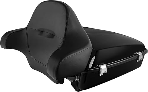 Miniatura 2 de TCT-MOTORPARTS Respaldo de maletero picado, estante superior de montaje para Harley Tour Pak Trunk Touring Electra Glide Road Glide Street Glide