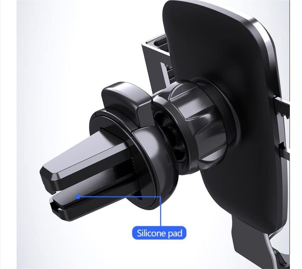 Samochodowy Uchwyt na Telefon Uchwyt samochodowy do telefonu Air Vent Clip Mount Mobile Stand Smartphone GPS Support Uchwyt na Telefon do Samochodu (Blue : Black)