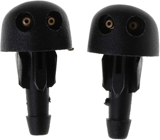 Buwei 2Pcs Front Windsheild Wiper Nozzles Washer Jets for Renault Clio MK2 7700413545 Car Styling Auto Replacement Part Windshield Washer Wiper