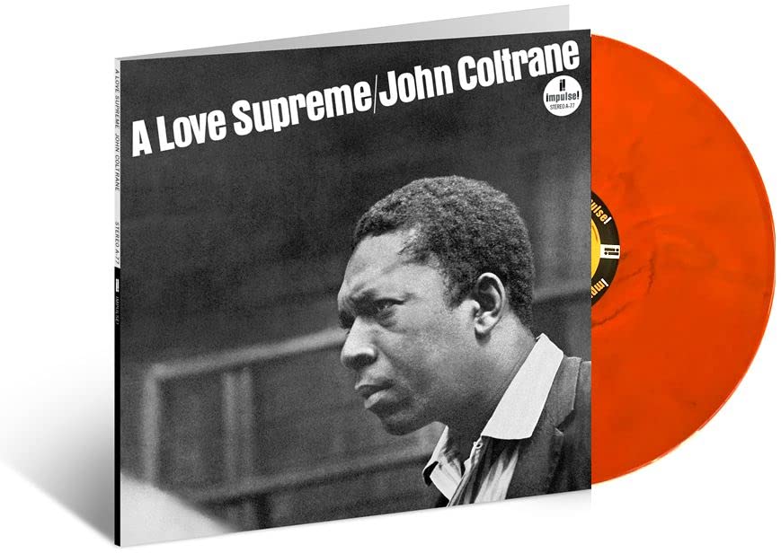 Image secondaire de Vinyle Marbré Noir et Orange - A Love Supreme de John Coltrane