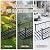 TTGIEET Metal Garden Bridge 6 FT, Durable Decorative Footbridge with Siderails Large Outdoor Bridges, Weight Capacity 660 lbs for Backyard, Creek, Lawn, Stream (6FT)