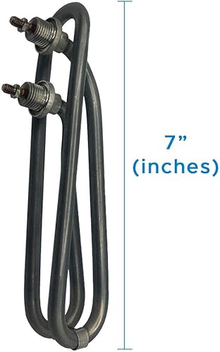 Miniatura 5 de 7" 4.0kw 240v Titanium Flo-Thru Universal Calentador Elemento Reemplazo Calefacción de la tina caliente