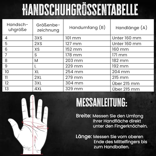 Foto von FUZZIO 24 Paar Ogrifox PU besichtet Arbeitshandschuhe Handschuh-Klammer (XL-10, Schwarz)