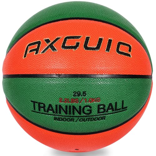 AXGUIQ 2.2LBS Training Weighted Heavy Basketball 29.5" for in& Outdoor