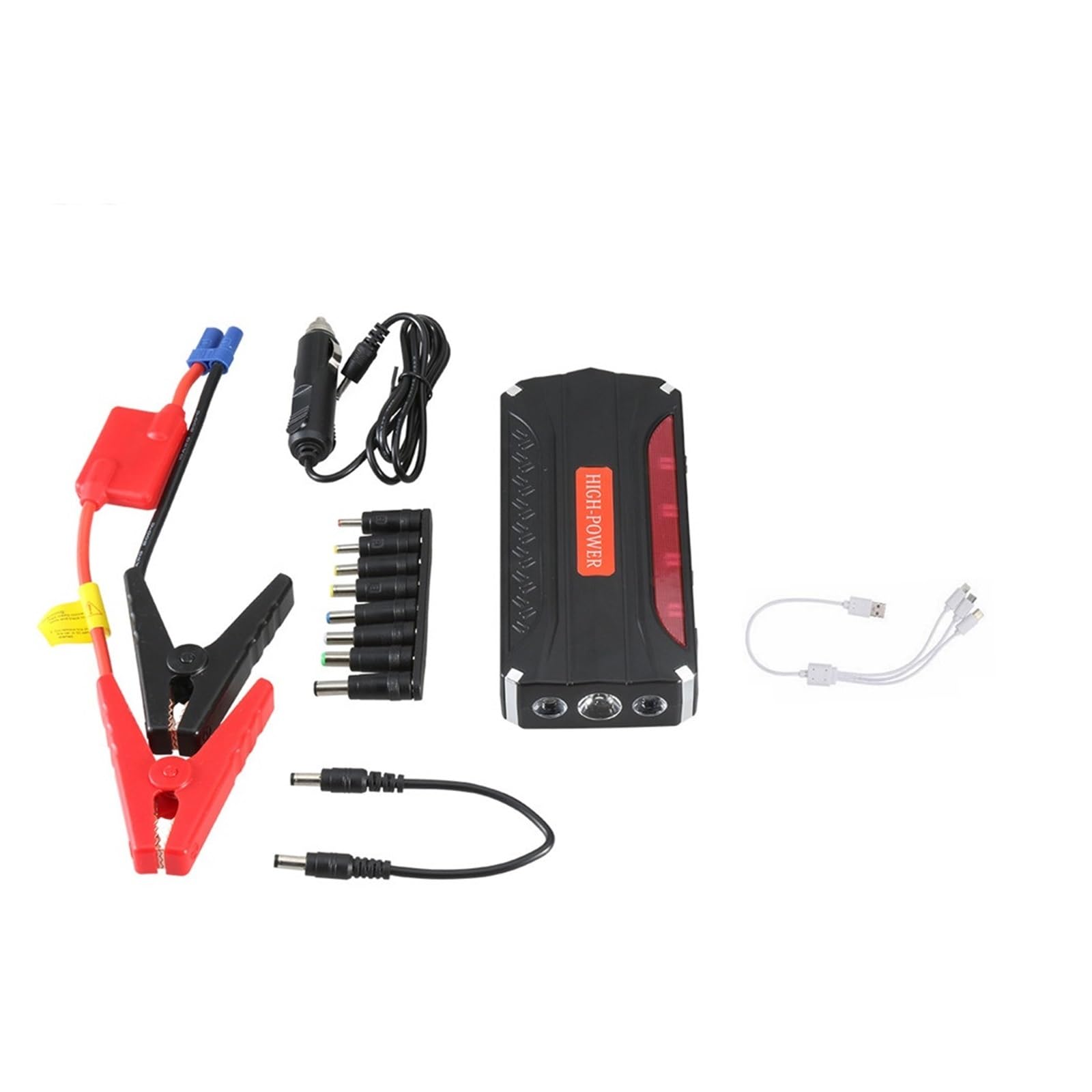 Wielofunkcyjne Urządzenie Rozruchowe 12V 600A Urządzenie Do Uruchamiania Awaryjnego Samochodu Przenośna Ładowarka Samochodowa Power Bank Do Wzmacniacza Akumulatora Samochodowego LED Szybkie I Wydajne