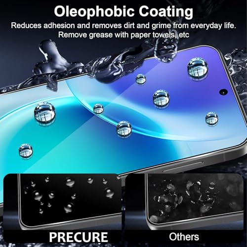 Image of PreCure 2 Pieces Screen Protector for VIVO X300 with 2 Pieces Camera Lens Protector, 0.33 mm HD 9H Ultra Resistant Tempered Glass Tempered Glass