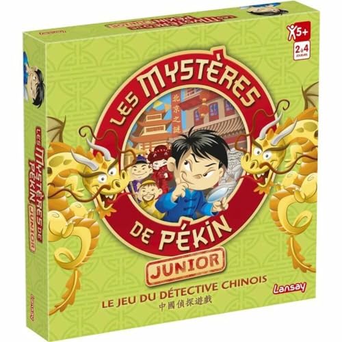 Lansay – Les MYSTERES DE Pekin Junior – Jeu de Société Enfants dès 5 Ans – 20 Énigmes à Résoudre – Jeu d’Enquête sans Lecture – Coopératif...