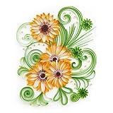 Uniquilling Quilling Paper Quilling Kit for Adults Beginner Handmade for DIY Paper Filigree Painting Kits, 16 * 20in Sunflower, Best Gift for Kids Family Friends, Home Room Wall Art Decor (Basic)