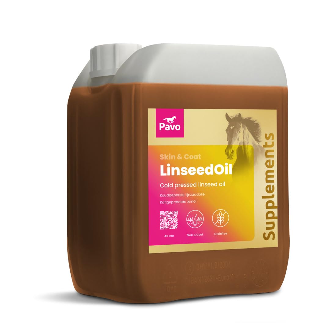 Pavo LinseedOil | Leinöl für EIN gesundes und glänzendes Fell | 5 L
