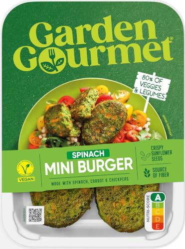 Garden Gourmet Mini Hamburguesa Espinacas 160g