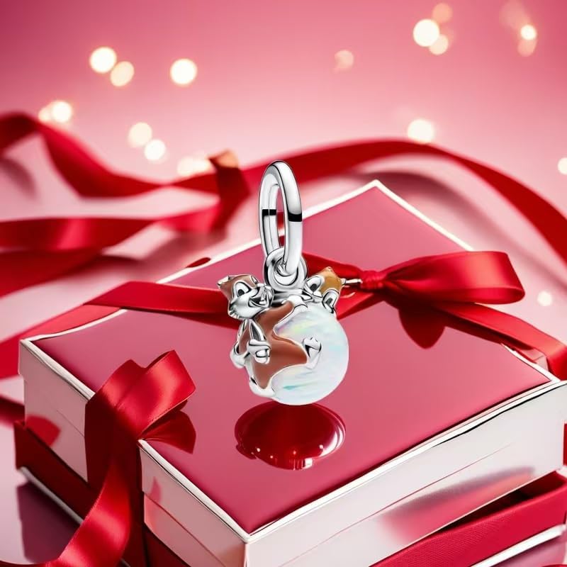 Christmas Fashion Charms Compatible for Bracelets and Necklaces Family Birthday Jewelry Women's Bead Charms Valentine's Day and Halloween Charms - Image 4