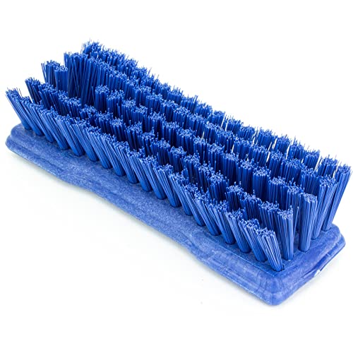Image of SPARTA Comfort Grip Scrub Brush Hand Brush for Bathroom, Kitchens, Countertop, Plastic, 2 Inches, Blue