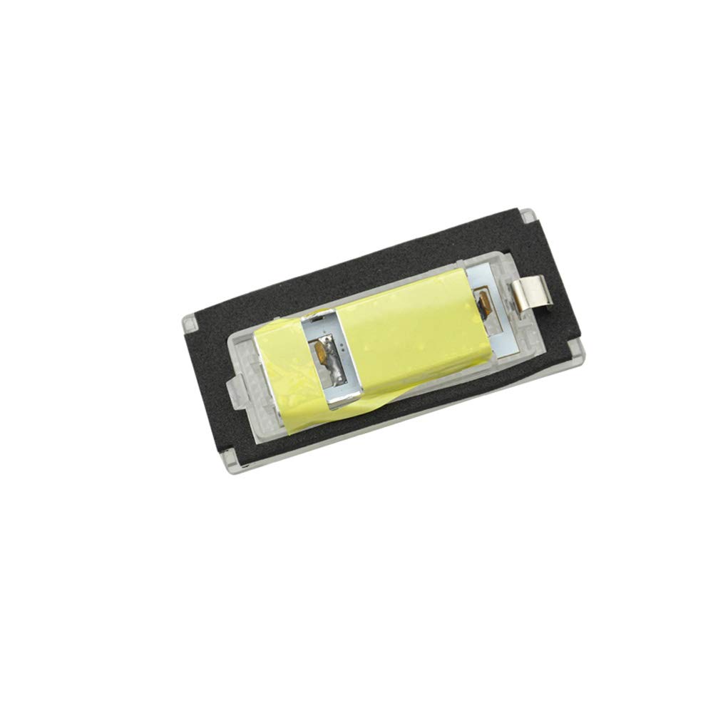 AUTOSTYLE Juego de luces de matrícula LED a medida compatible con Mini One/Cooper/S/Cabrio R50/R52/R53 2001-2006, Negro