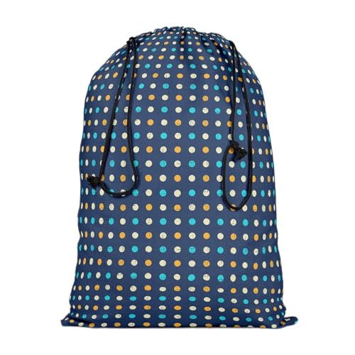 Image of ArtzFolio Polka Pattern | Reusable Sack Bag | Bag for Gym, Storage, Vegetable & Travel