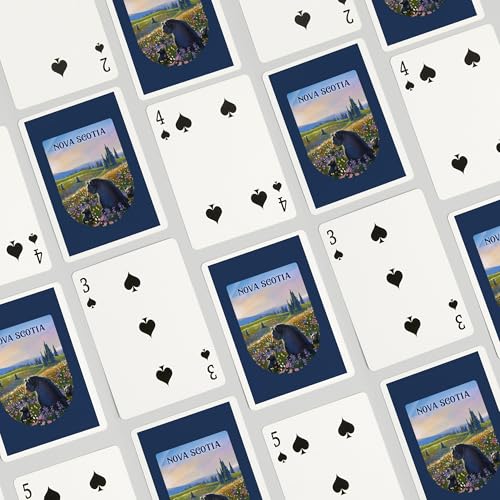 Lantern Press Nova Scotia, Litografía, 52 Cartas Poker miniatura 4