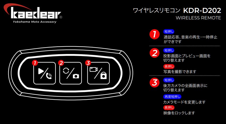 Amazon | Kaedear(カエディア) ワイヤレスリモコン スマートレコード