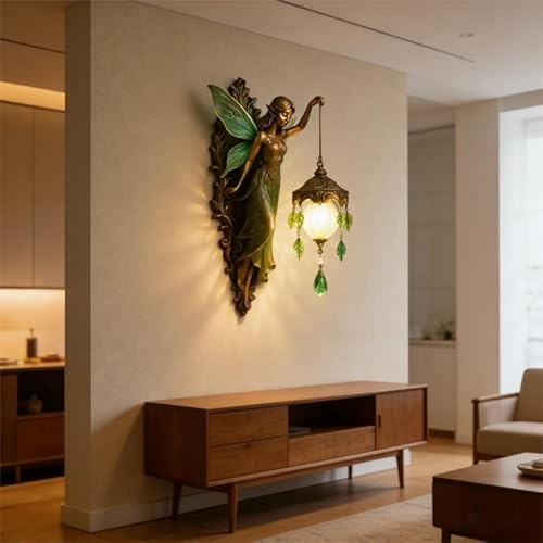 Enchanted Fairy Night Light - Vintage Style Wall Sconce with