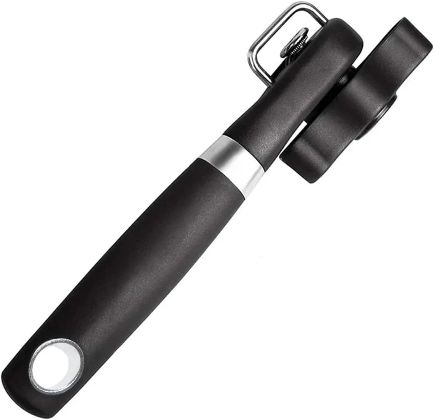 Can Opener Side Cut Manual Opener Hand-actuated Easy Grip Bottle Opener Kitchen Tools(B)