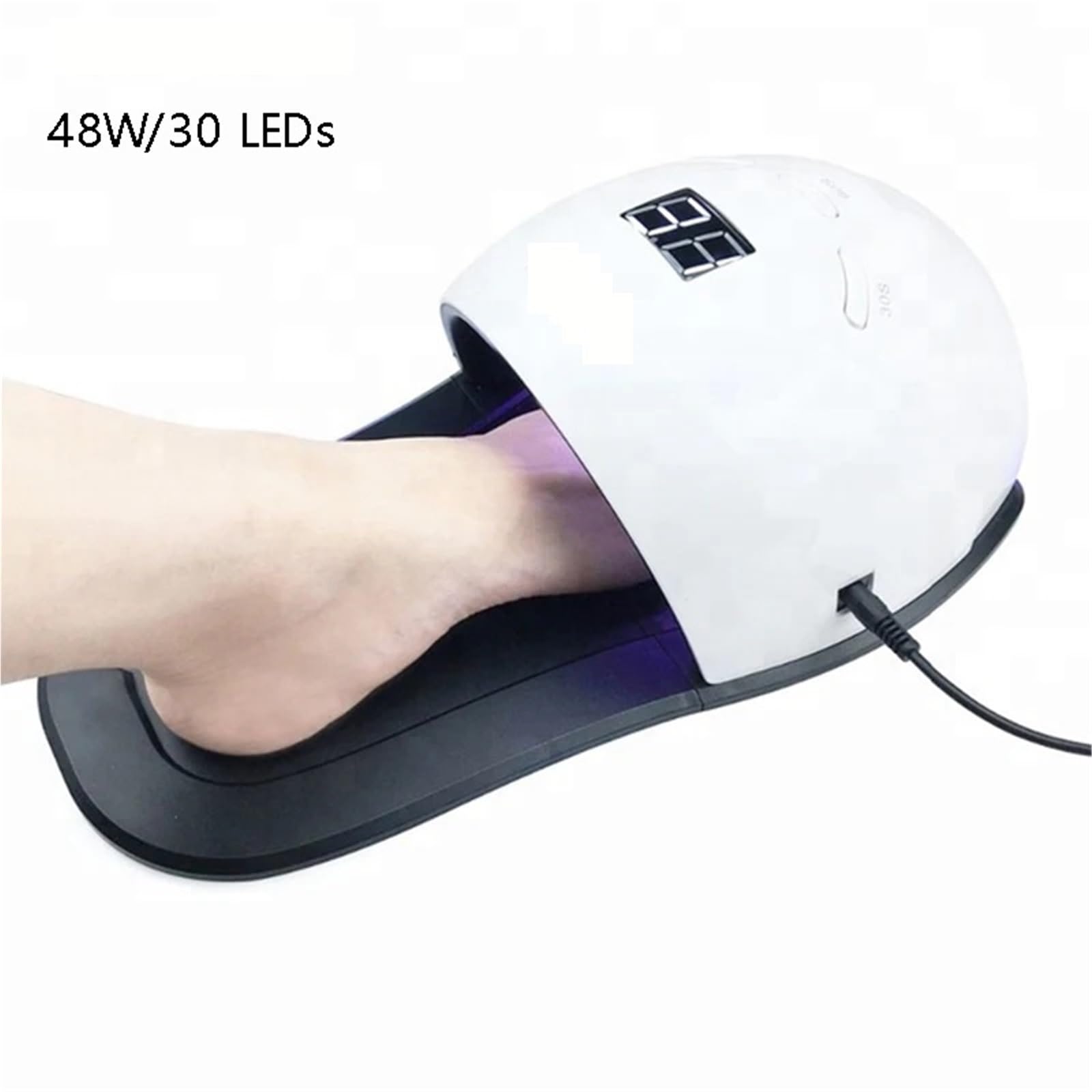 Lampa LED do paznokci, Lampa UV LED 48W do manicure stóp, suszarka paznokci, przenośny żelowy lakier, utwardzacz, narzędzia zdobienia
