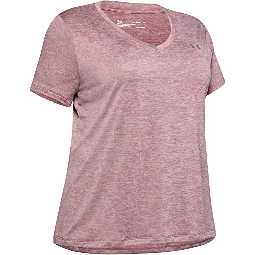 Image of Under Armour Plus Size Tech Solid Short Sleeve V-Neck