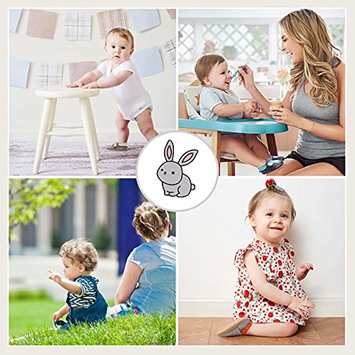 Krabbelschuhe HMIYA aus Leder für Babys mit rutschfester Sohle