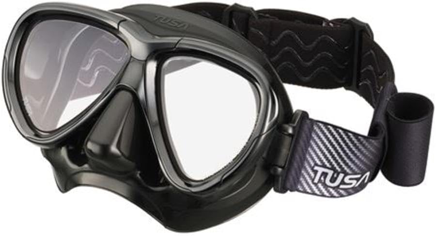 TUSA M-2004F Intega Scuba Diving Mask with Fabric Strap