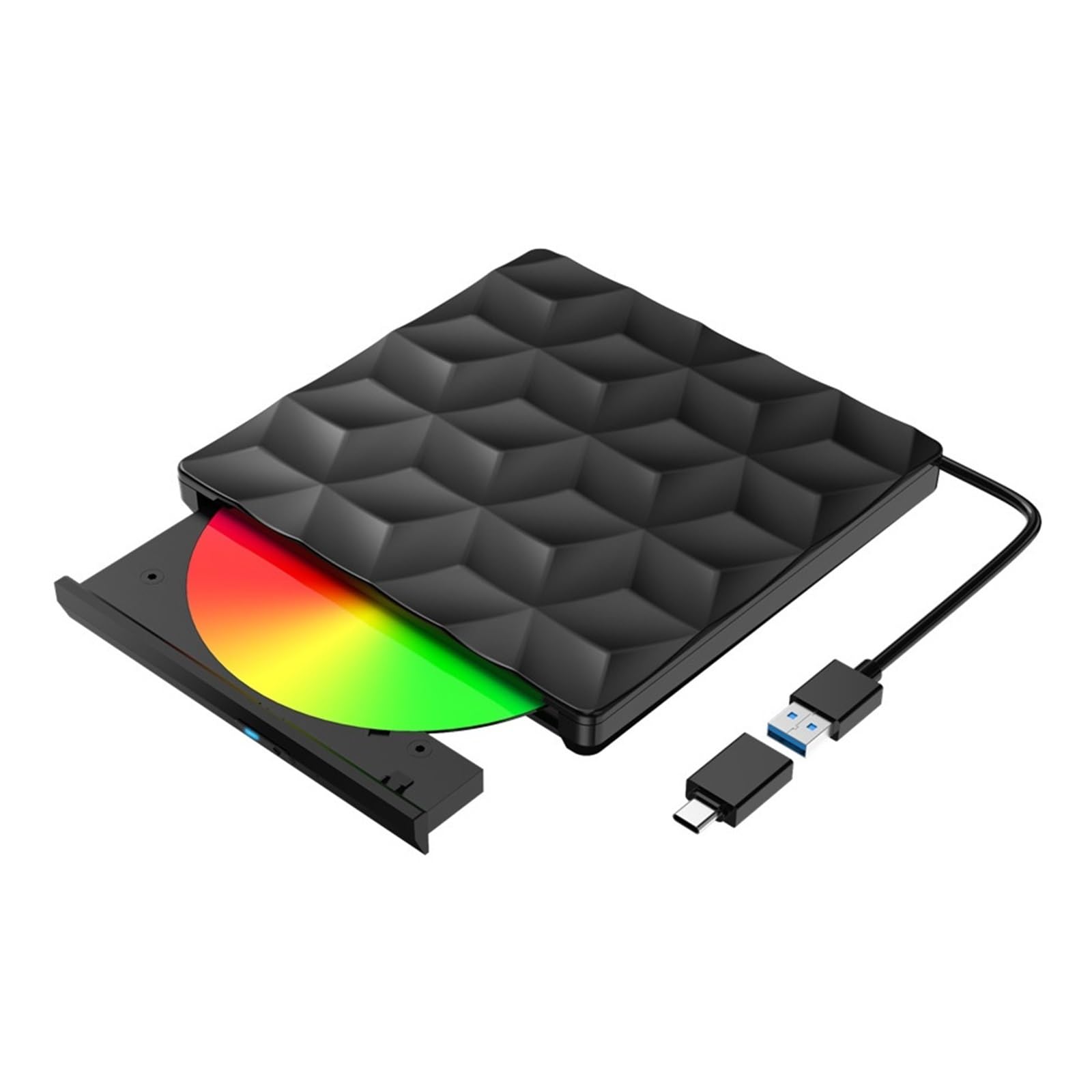 Zewnętrzny Napęd Optyczny USB3.0 CD/DVD, Typu C OszczęDność Miejsca