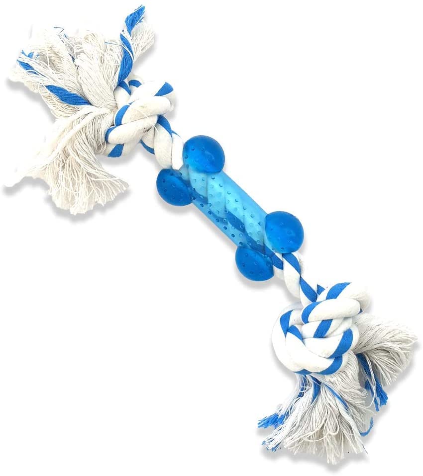 PETS EMPIRE Dog Chew Toy with Twisted Rope Tug of War Strong Knotted Rope - Perfect for Chewing and Teething - MAINTAINS Oral Hygiene –1 Piece (Color May Vary) (B09Y99BY82) Amazon Price History, Amazon Price Tracker