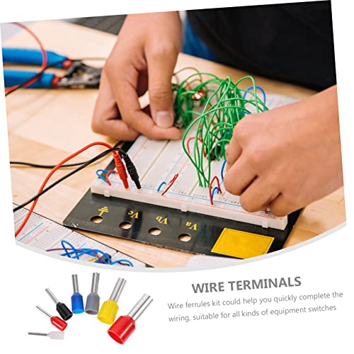 VILLCASE Terminais 1200Pcs Kit De Crimpagem De Conectores Para Carro Kit De Fiação Conector De Crimp