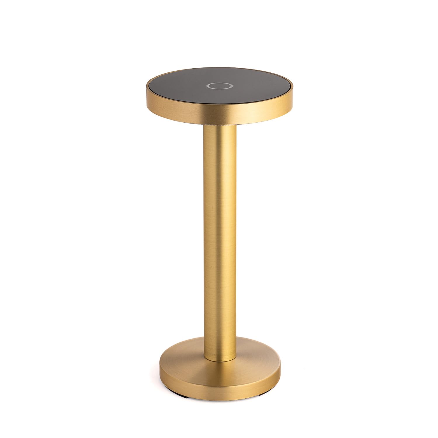 Auraglow Brass Rechargeable Cordless Led Table Lamp, Ip65, Indoor & Outdoor Battery Operated Lamp, For Home, Desk, Dining, Living Room, Bedroom & Garden Party (, 1 Pack)
