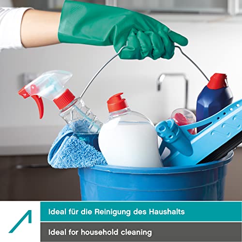 Foto von ACE Heisenberg Chemie-Handschuhe - 3 Paar Chemikalien-Schutzhandschuhe aus Nitril - extra lang & gefüttert - 08/M (3er Pack)