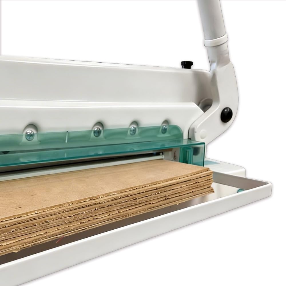 Craftelier Papierschneider, A4, 30 cm, präziser Schnitt bis 400 Blatt, professionelle industrielle Schneidemaschine mit doppeltem Sicherheitssystem und verstärktem Stahlrahmen für große Arbeiten