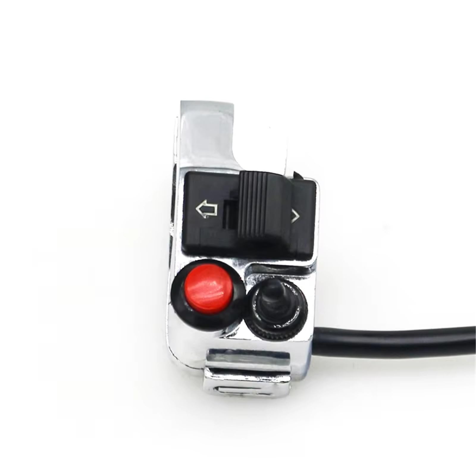 Interruptor de Encendido Diámetro 22mm Interruptor Multifunción Para Manillar De Motocicleta Interruptor Dirección Bocina Interruptor De Doble Intermitencia Piezas Para Motos Para Cross Modificadas