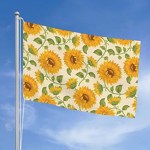 Drapeaux de jardin tournesol grand format double imprimé résistant aux UV - 2