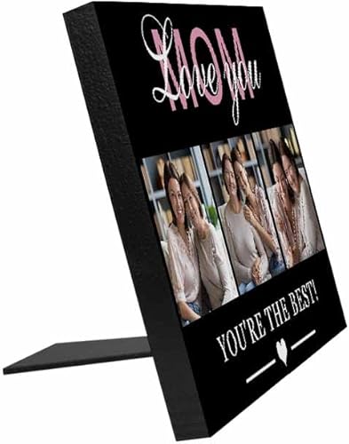 Miniatura 7 de InterestPrint Marco de fotos para el día de la madre, regalo del día de la madre para mamá de parte de la hija, mamá, We Love You More Than All the