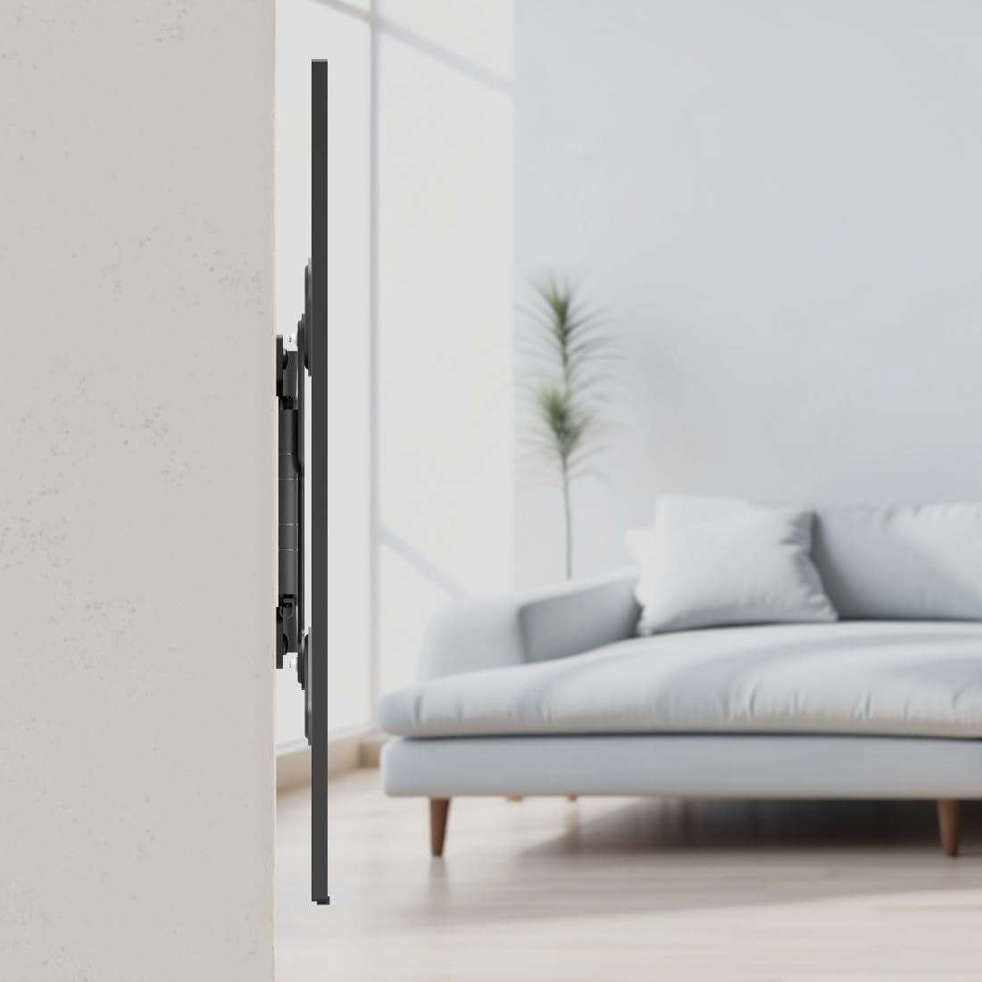 Hama TV Wandhalterung schwenkbar, neigbar, Slim, 37-90 Zoll, bis 50kg, VESA