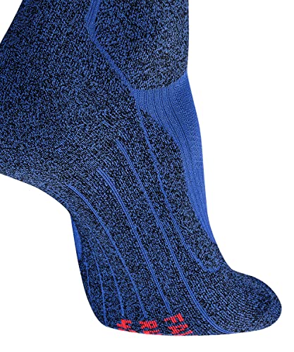 Falke Men's Ru Trail Running Socks, Breathable Quick Dry, Ankle Length, Thick Padding, Stabilizing Athletic Sock, Blue (Athletic Blue 6451), 12.5-13.5, 1 Pair #TOP4